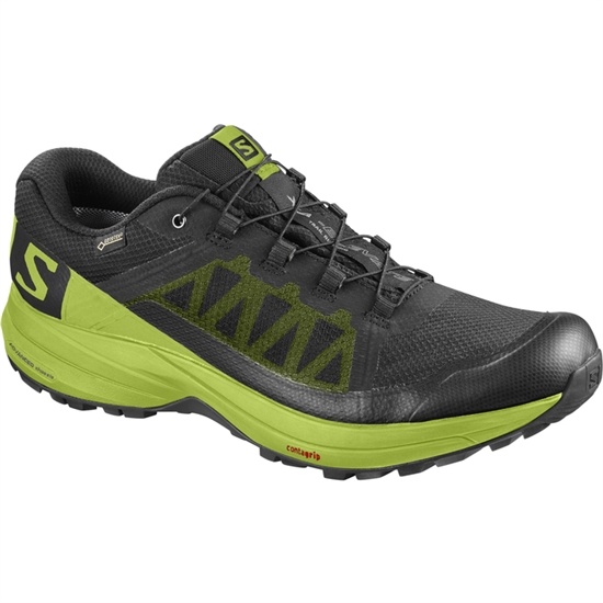 Zapatillas De Trail Running Salomon Xa Elevate Gtx Hombre Negras Verde Oscuro | DFBTAS-564